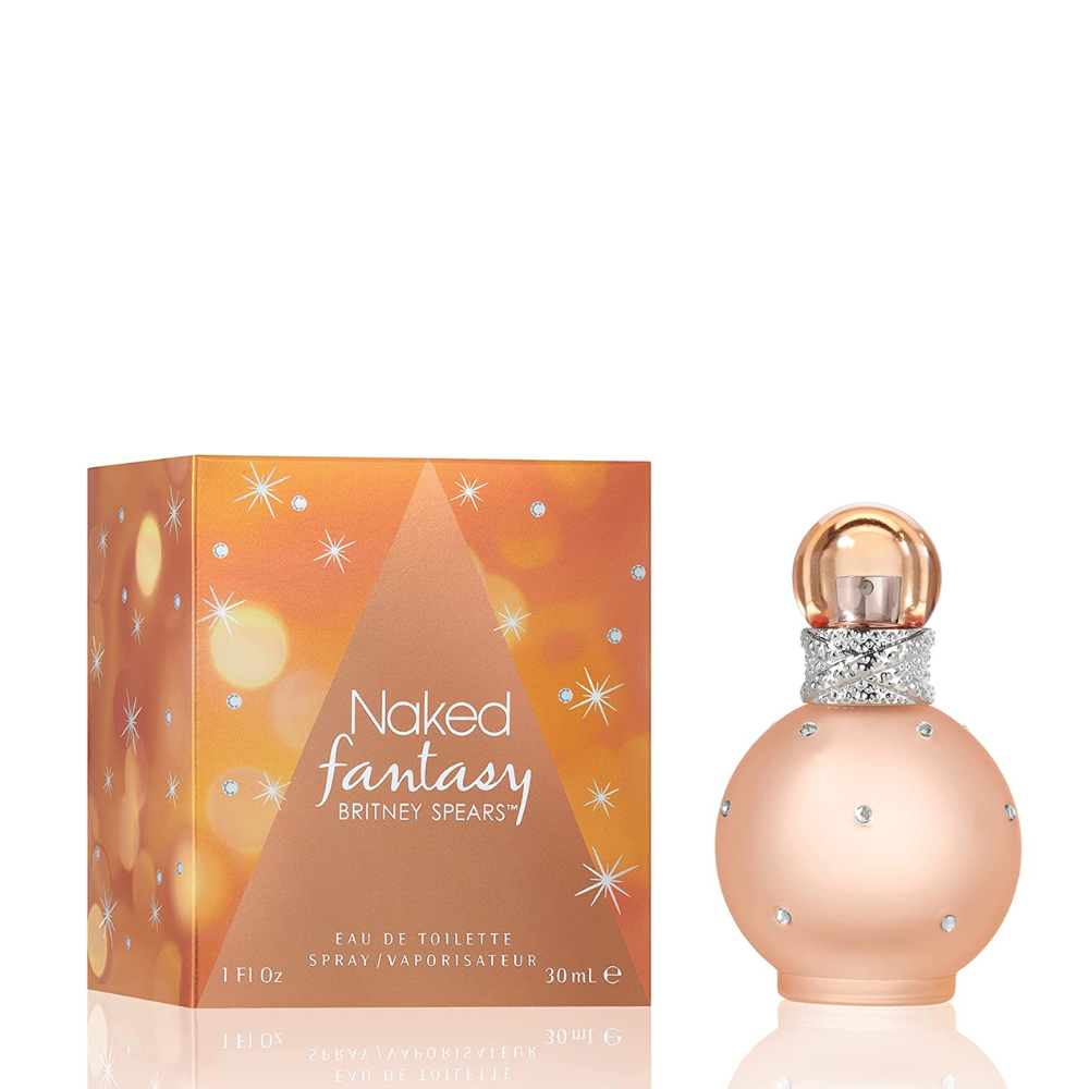 Britney Spears Naked Fantasy Eau De Parfum Spray para mujer, 1 onza líquida