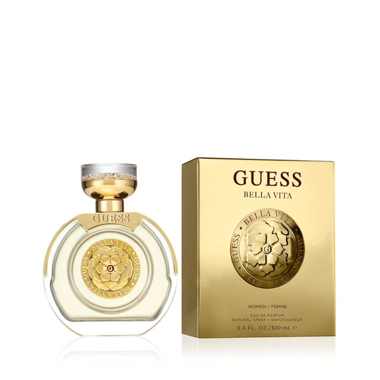 GUESS Bella Vita Eau de Parfum Spray para mujer, 3.4 onzas líquidas