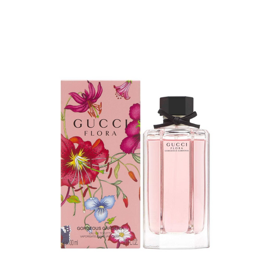 Gucci Flora Gorgeous Gardenia - Eau de Toilette en aerosol para mujer, 3.3 onzas