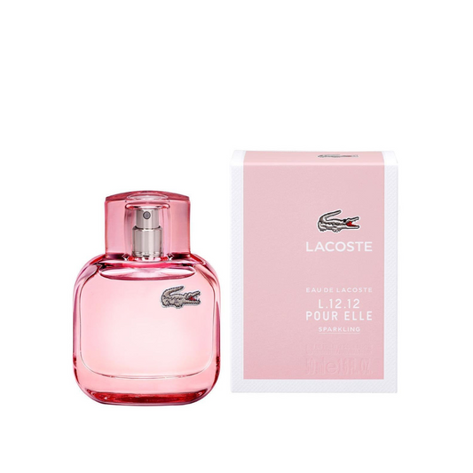 Lacoste L.12.12 Pour Elle Sparkling Eau de Toilette para mujer, 3.0 onzas líquidas