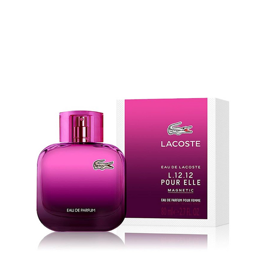 LACOSTE L.12.12 Pour Elle Magnetic Eau de Toilette, 0.84 fl oz