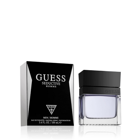 GUESS Factory Men's GUESS Seductive Homme, 3.4 onzas, Guess para hombres, NS, Sin color