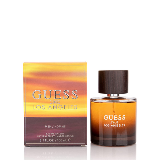 Guess 1981 Los Ángeles Eau De Toilette Colonia Spray para hombre, 3.4 onzas líquidas