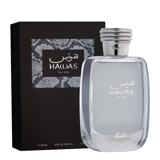 Hawas by Rasasi Eau De Parfum Spray 3.33 oz / 98 ml (Men)…