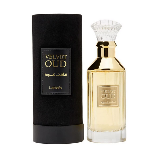 Lattafa Velvet Oud por Lattafa Eau De Parfum Spray (Unisex) 3.4 oz