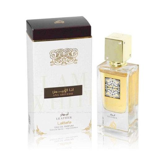 LATTAFA ANA ABIYEDH CUERO de Lattafa, EAU DE PARFUM SPRAY 2 OZ