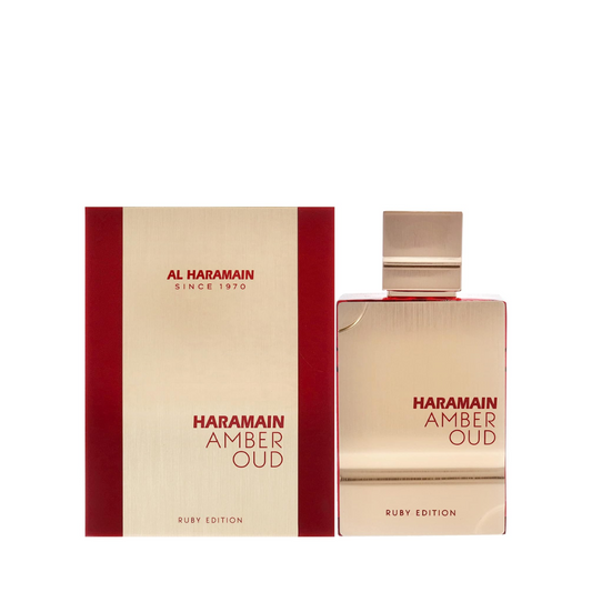 Al Haramain Amber Oud Eau De Parfum Spray (Edición Rubí), unisex, 2.0 onzas