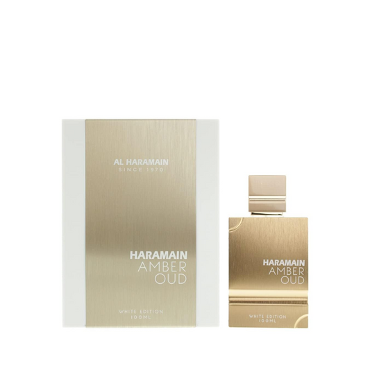 Al Haramain Amber Oud White Edition Eau De Parfum Spray unisex de 3.4 onzas