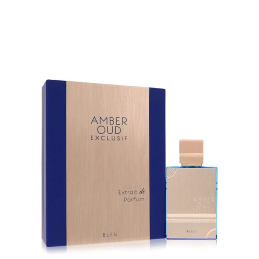 Al Haramain Orientica Amber Oud Execlusif Extrait De Parfum Bleu Eau De Parfum Spray para hombre, 2.0 onzas