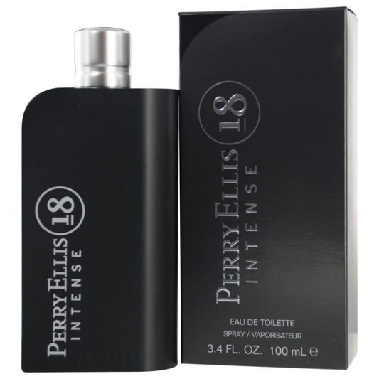 Perry Ellis 18 Intense by Perry Ellis for Men - 3.4 Ounce EDT Spray